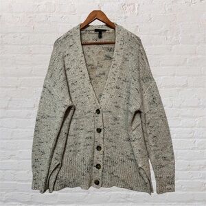 Lane Bryant Speckled Knit Cardigan